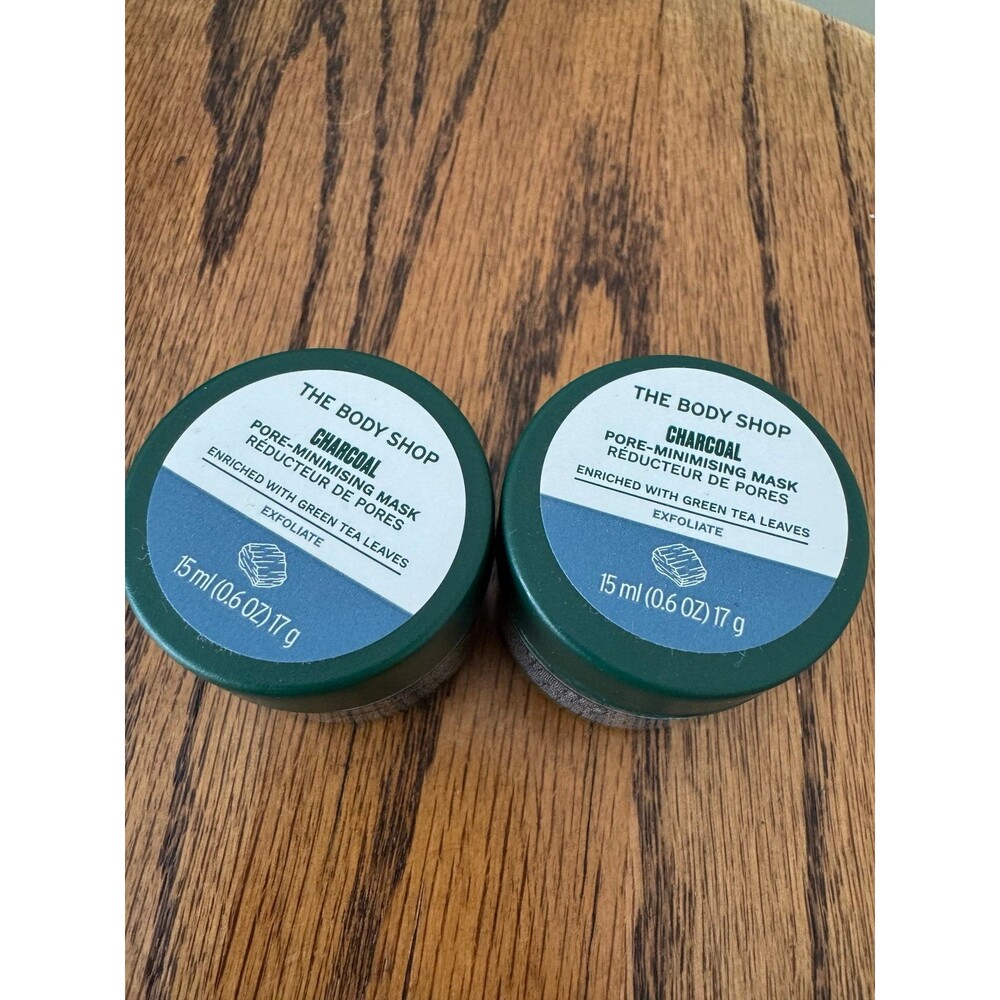 The body Shop Charcoal pore minimizing mask. Set of 2. 15 ml.